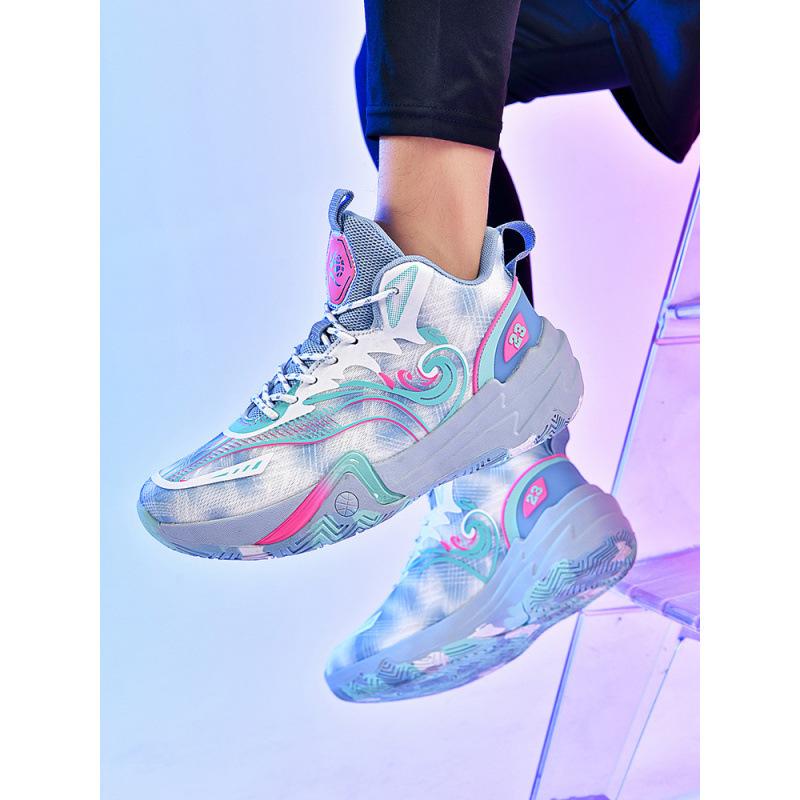 2025 New Men's and Women's Style Basketball Shoes Actual Sports Mandarin Duck Youth and Students Outdoor Sports Non-slip Sneakers