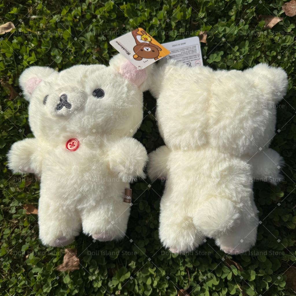 20cm chlupatí plyšáci Rilakkuma Kawaii bílý medvěd plyšová panenka rozkošný anime medvěd dekorace do pokoje narozeninový dárek pro děti