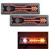 2Pcs 12V/24V Car Trailer Trucks Tail Lights Car LED Rear Tail Light Running Turn Signal Rear Lamps Lorry Bus Taillight Parts