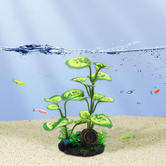 Fish Tank Green Plants Simulated Water Plants Aquarium Landscaping Ornament Realistic Fish Tank Plastic Seaweed for DIY Fish Tank Decor