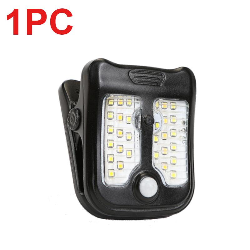 

Светодиодные солнечные садовые уличные светильники Clip Light водонепроницаемый датчик движения кемпинговая лампа перезаряжаемая для украшения стены ландшафта 30LED