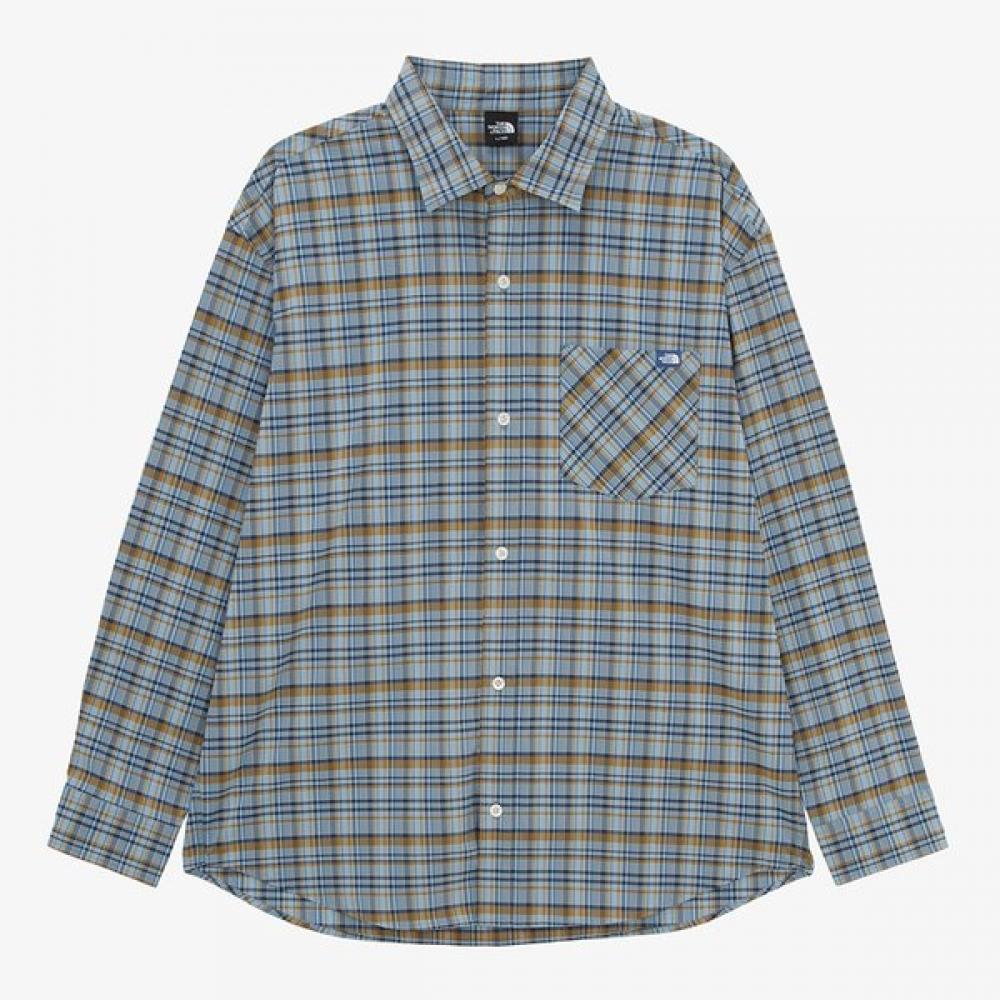

The North Face Men S Pleated Shirt Deep Blue Nh8lr02a DEEP BLUE/105