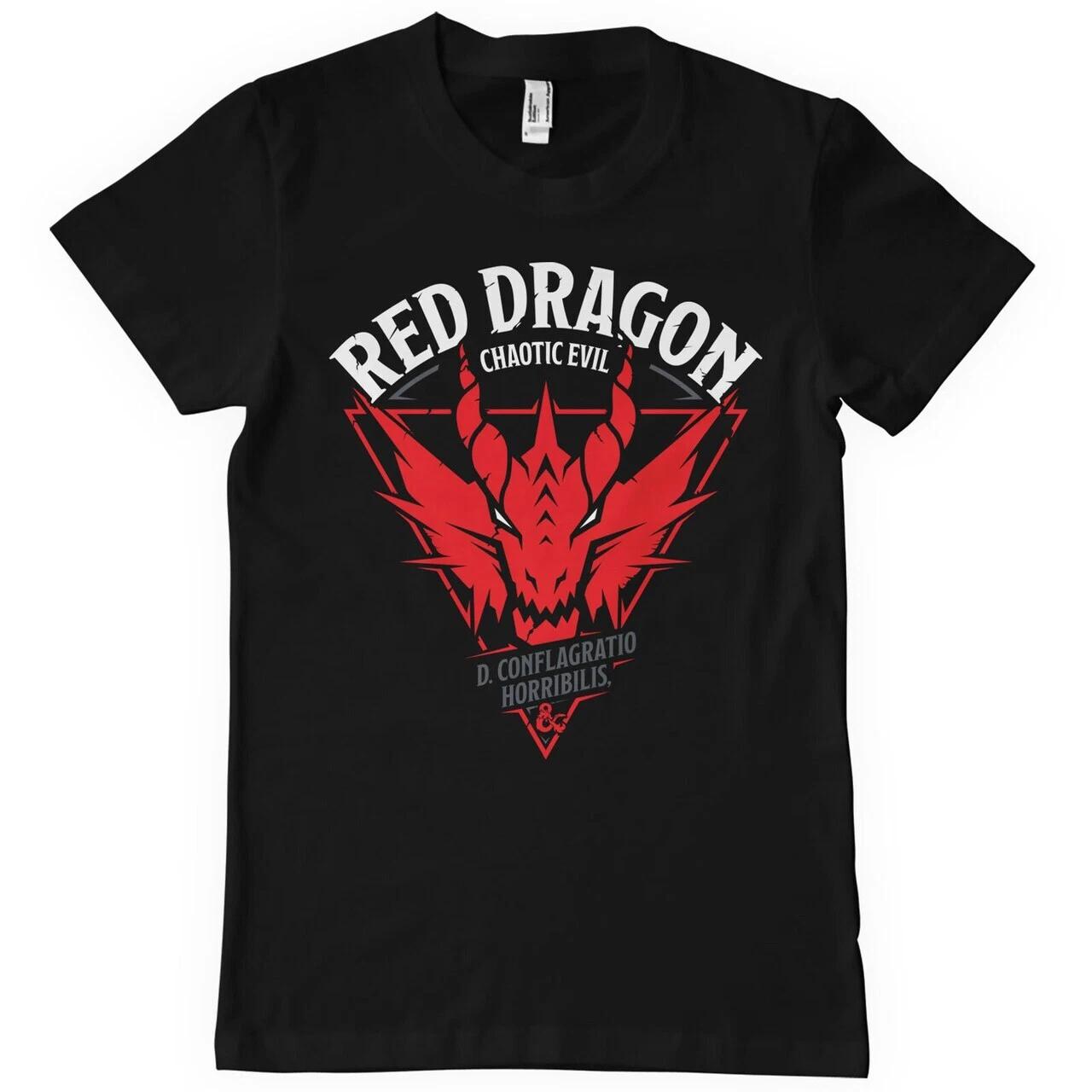 Authorized Dungeons & Dragons Red Dragon - Chaotic Evil T-Shirt S-5XL Sizes- S