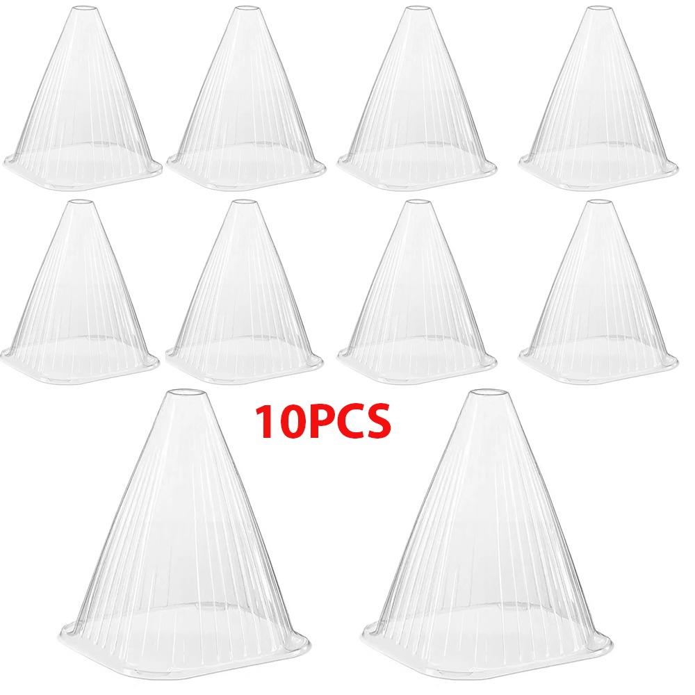 

10шт пластиковый колпак для растений, палатка, прозрачный квадратный пластиковый чехол для садовых принадлежностей