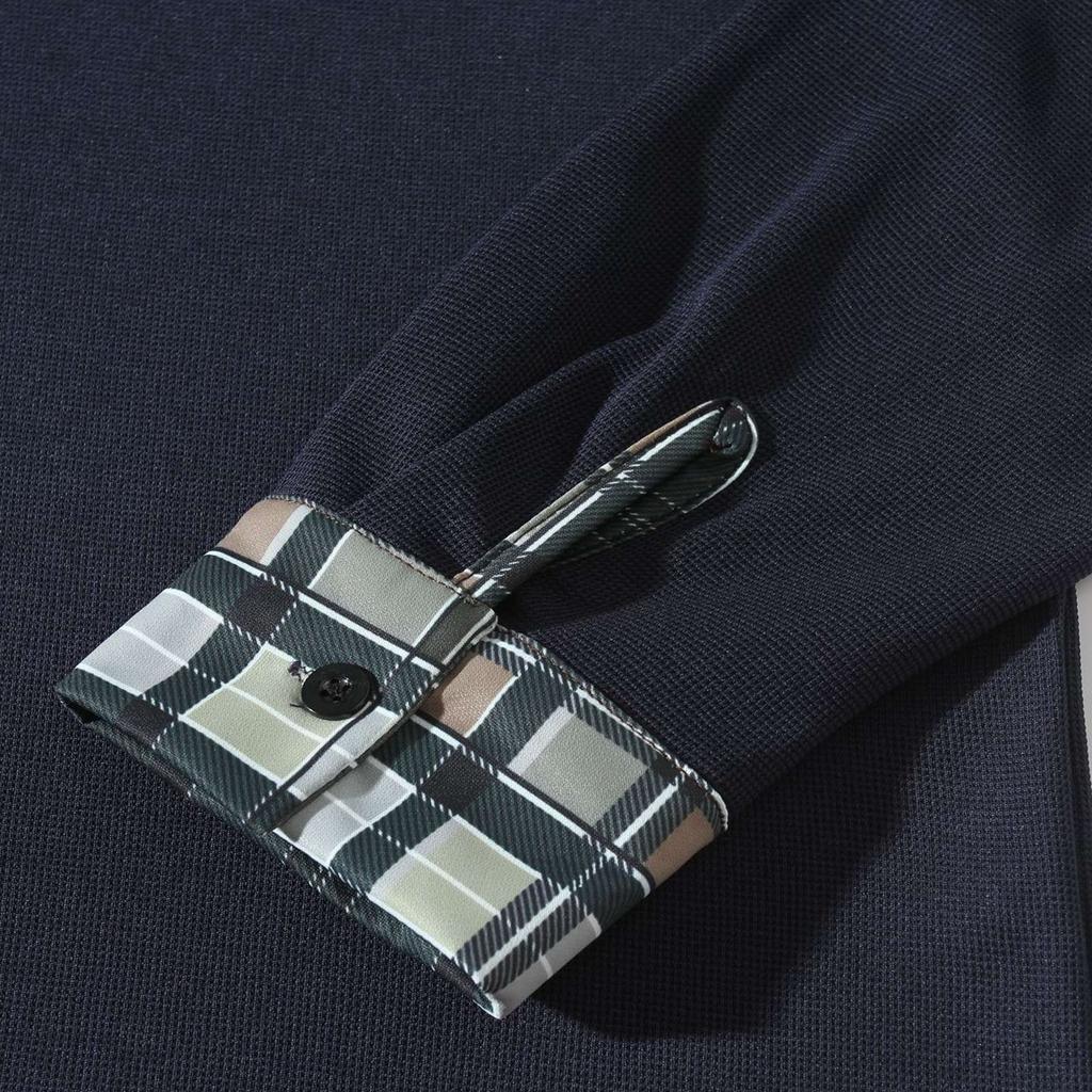 Men's Spring Solid Color Long Sleeve Lapel Shirt Men's Casual Fashion Shirt