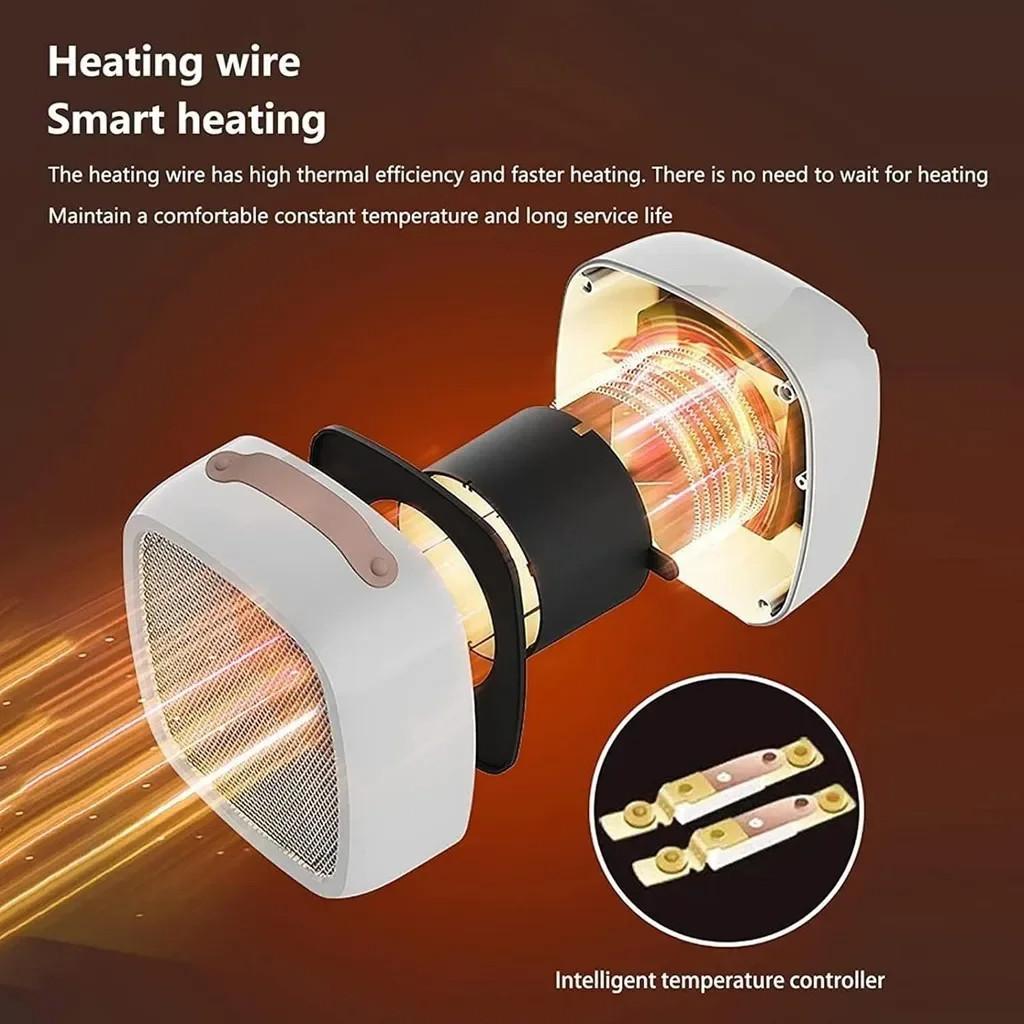 Office Winter Quick Heating Desktop Warmer Low Noise Household Portable Multi Functional Electric Heater Mini  Air Heater