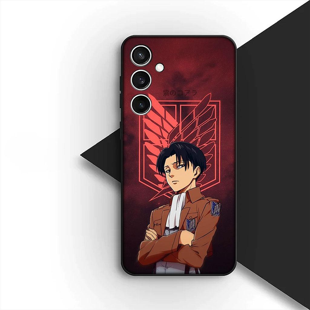 Casing Phone Cover for Apple iPhone 17 Pro XS Max Air 6 Plus X 5 + SE 2022 SE2 16E XR Case  Attack Levi on Eren titan Jaeger
