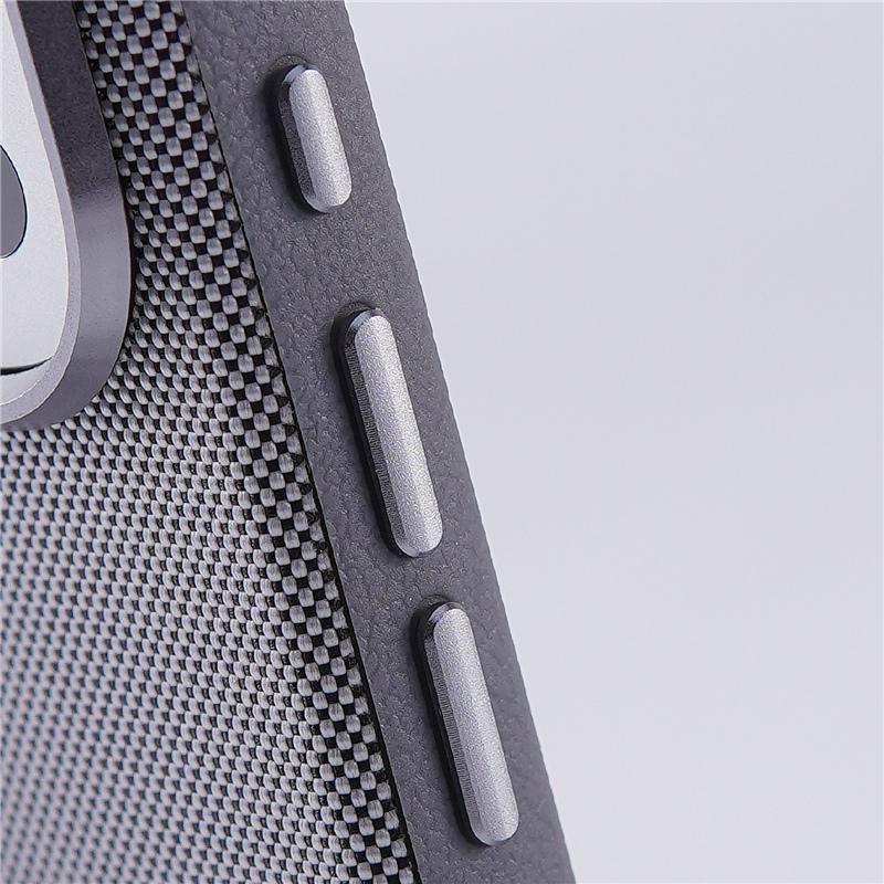 Geometric Woven Farbric Magnetic Case For iPhone 17pro max 17Pro 17 Alloy Lens Protection For Magsafe Wireless Charger Cover
