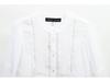 Spring 2025 Women's European and American Style Lace Pleated Shirt Top