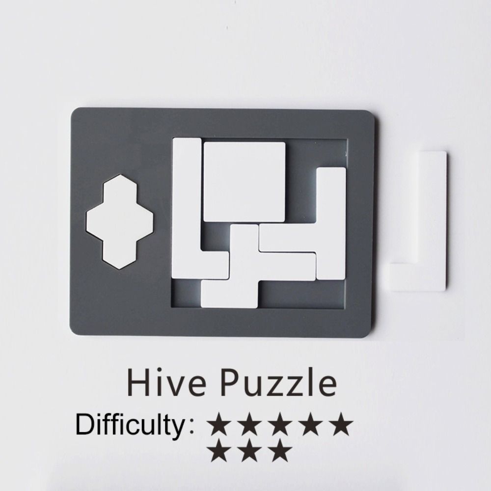 Brain Burning Difficult Puzzles Geometrical Shape Puzzle Game Toy Adult Kid