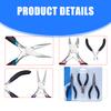 3Pcs Jewellery Pliers for Jewellery Making Pliers Tool with Long Nose Pliers Chain Pliers Wire Cutters Pliers Tool