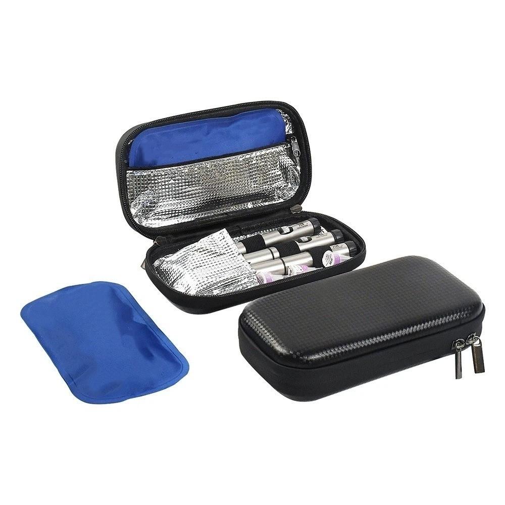 Waterproof Insulin Cooling Box Thermal Insulated Liner Pill Cooler Bag  Pill Organizer