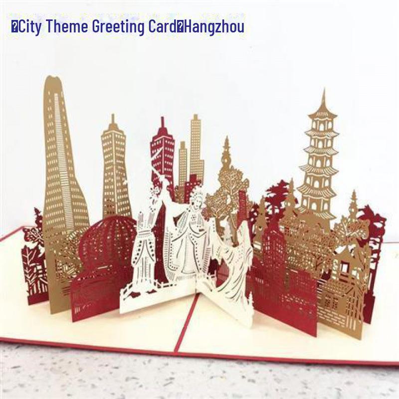 3D Tower Bridge Christmas & Birthday Greeting Card
