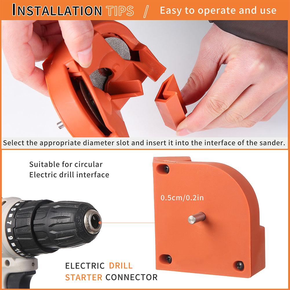 Multipurpose Drill Bit Grinding Sharpener Electric Impact Drill Knife Sharpener Disposable Double-sided Polishing