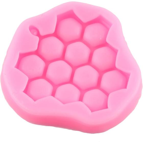 ZiXiang Bumble Bee Silicone Mold Honeycomb Fondant Molds Bee Hive Chocolate Molds For Cupcake Cake Decorating Candy Polymer Clay Gum Paste Set Of 4