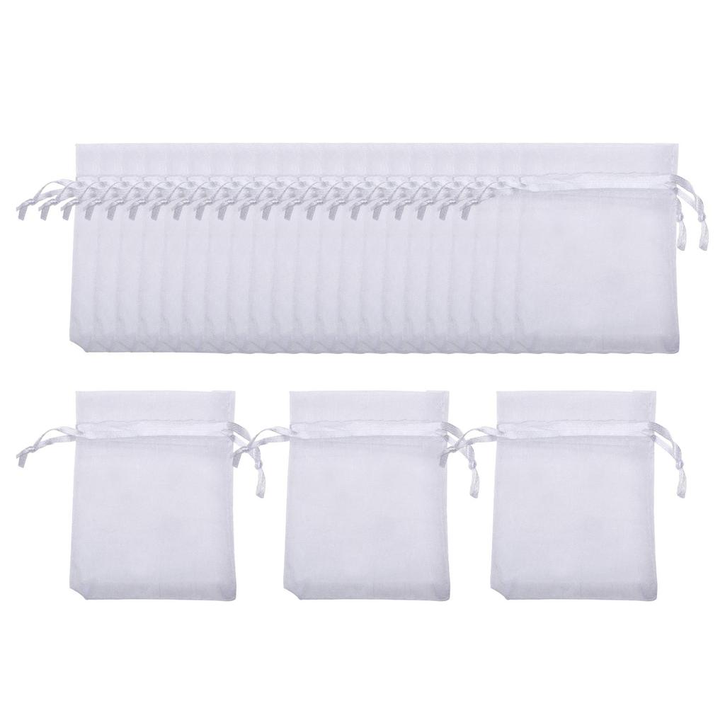 100er Pack Obstnetzsäcke 10x15 cm Obstschutz-Netzsäcke Klein für Erdbeeren Beeren Mangos Tomaten Äpfel