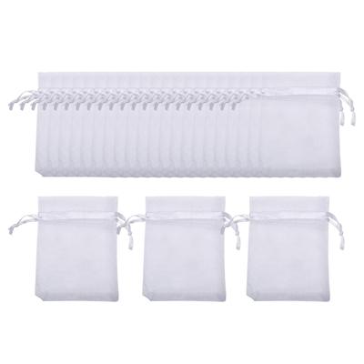 100x Sacs Filet de Protection pour Fruits à Cordon Faciles à Mettre Sacs Filet Protecteurs pour Fruits pour Tomates Mangues Raisins Baies