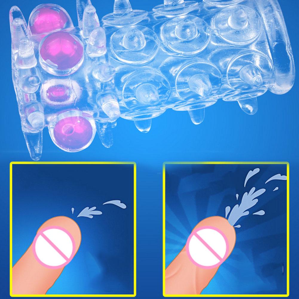 Men Ring Penis Delay Premature Soft Adults Cock Sex Toy