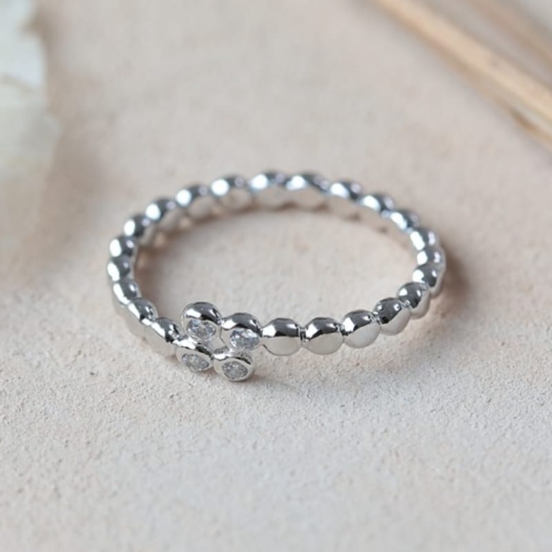 BELLOOGGI Bubble White Topaz Ring