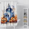 Home Shower Curtains For Bathroom Waterproof Fabric Modern Nordic Style Living Room Curtain Halloween Autumn Pumpkin Decoration