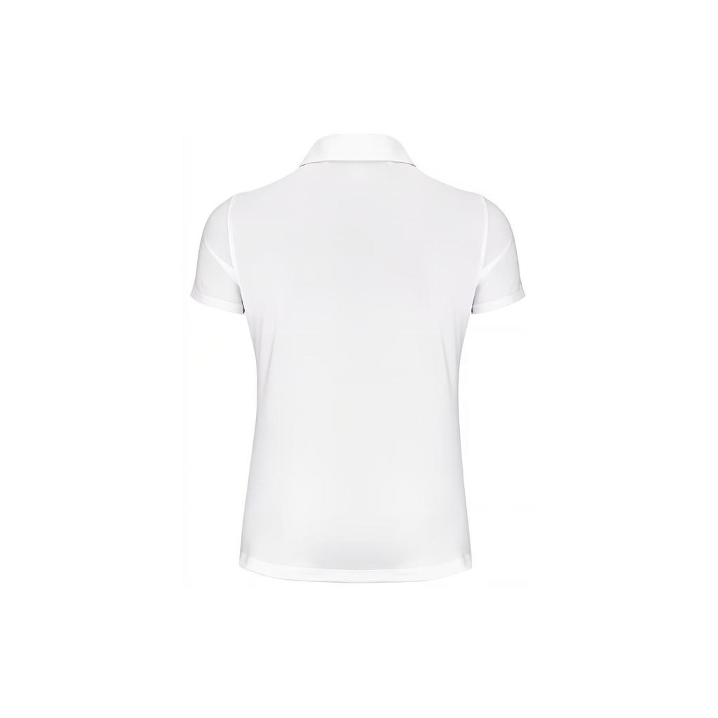 Under Armour Solid Color Casual Slim Fit Polo Shirt Women tops White 1383612-100