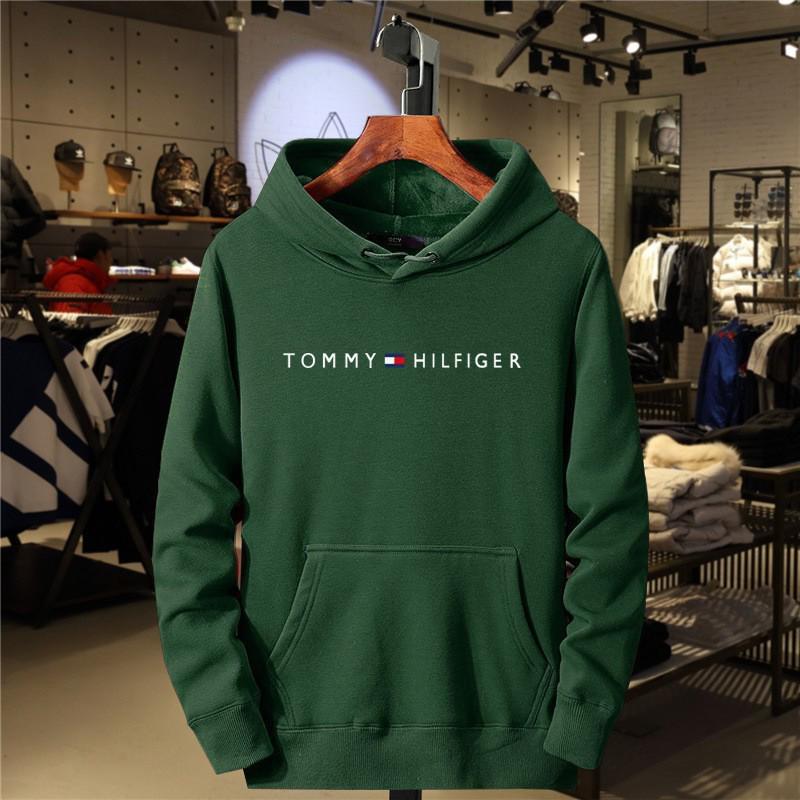 2025 Men's Trendy Fleece Hoodie with Printed Hood