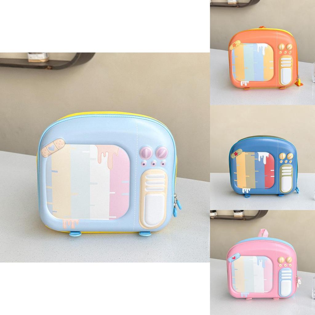 Cute Cartoon Tv Exterior Design Children Hard Shell Backpack For Preschool