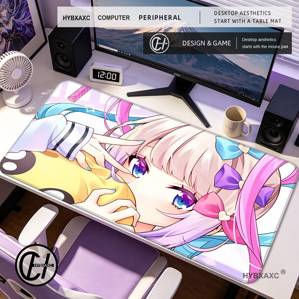 HYBXAXC A Cult Style Needy Streamer Overload MousePad Extended Mat HD Print NonSlip Rubber DeskMat Game Collectors Mousepad