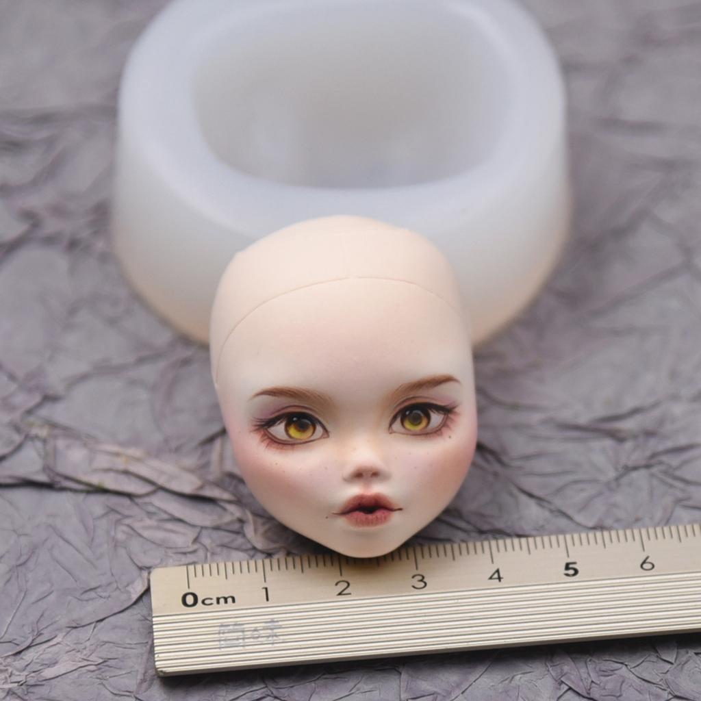 Elf Face Clay Molds Non Stick Easy to Demold Doll Face Clay Molds for Elf Toy Epoxy Resinn Casting DIY Handmade Craft