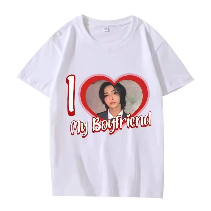 Ateez Seonghwa KPop T Shirt Unisex Women Oversized Cotton Hot Sale Short Sleeve Summer Fashion Print Unisex Plus Size Tops
