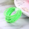 100PCS/bags  2mm Diameter 3cm  Kids Nylon Elastic Hair Bands Ponytail Holder Rope Elasticity Hair Ties for DIY Hair Accessories