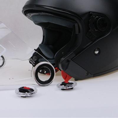 1 Par Clipe de Viseira de Capacete Leve Removível Fixa Firmemente Plástico Anti Ferrugem Fivela Quebra-Sol de Capacete Acessório de Capacete