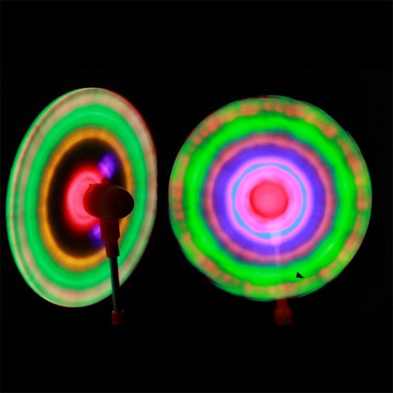 Windmills Flashing Light Up Led Music Spinning Glows Toys Kids Gift Party