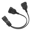 IEC320 C14 To 2 EU4.0 Cable 1 In 2 Out C14 Male To  Female Socket Y Splitter Power Cord for Desk