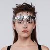 Euramerican metallic sense personality spiked jewelry mask adjustable Gothic punk mask sexy men's and women's facial jewelry