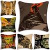 Horror Frankenstein Monsters Movie Character  Pillow Case Square Pillow Bedroom Sofa Leisure Car Living Room Home Decoration