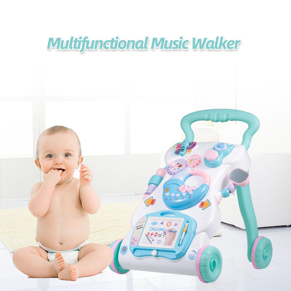 Baby Walker Multifuctional Kleinkind Walker Sitzen-zu-Stehen Lernen Walker Spielzeug