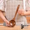 Set di pentole antiaderenti in teak thailandese: Spatola in Legno, Spatola per Saltare in Padella e Mestolo