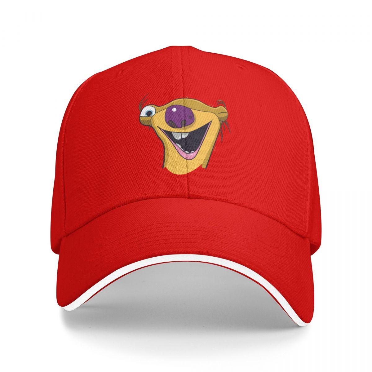Sid the Sloth  Ice Age Baseball Cap hats on offer Custom Cap Hat Beach Hats For Unisex Womens