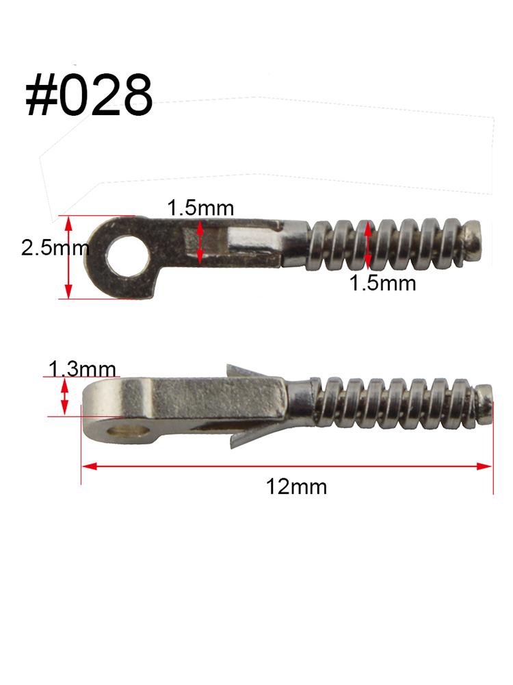 

100PCS spring inserts for repairing broken eyeglass flex temples broken spring replacement part X028