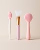 3Pcs Silicone Manual Facial Cleansing Brush Set Blackhead Removal for Deep Cleaning and Gentle Exfoliation Face Mask Applicator