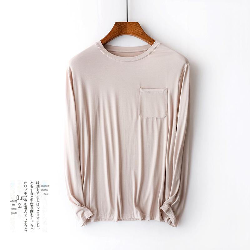 

Мужская дышащая пижама с длинными рукавами, свободный крой, приятная для кожи, большие размеры, одежда для дома и улицы 2XL