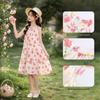 Xiao Yinman Girls' Floral Sleeveless Cotton A-line Dress