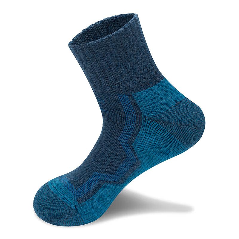 TFO Merino Wool Socks, Athletic Running Socks, Breathable Comfortable Outdoor Hiking Socks 2202464, Men's Royal Blue