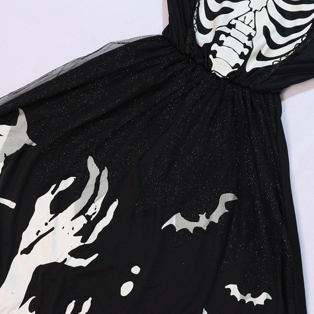Death Halloween Dress Up Skeleton Carnival Party Reaper Set Funny Ghost Cosplay Costumes Kids