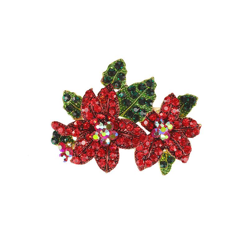 European  American Style Red Rose Retro Brooch - Women s Fashion Pin Accessories