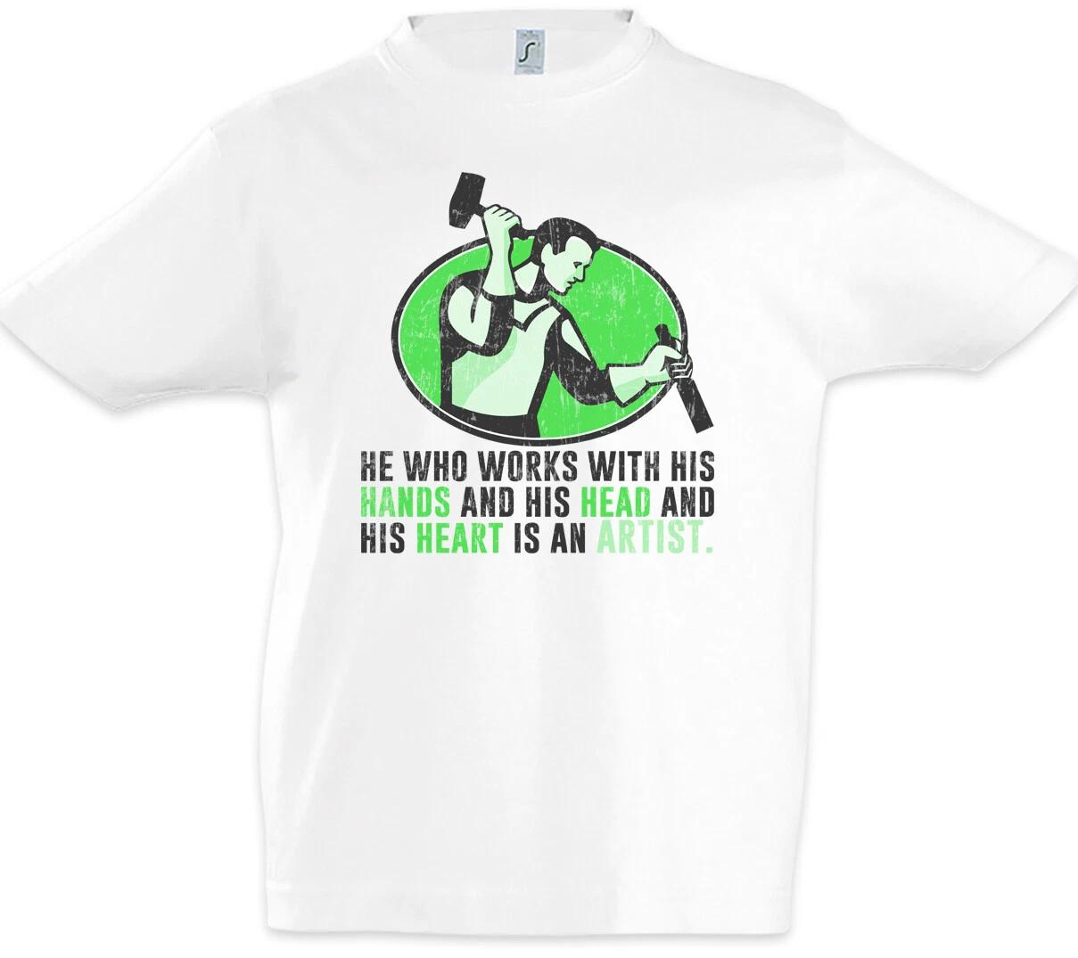Carpenter Artist Kids Boys kids boys T-Shirt Hammer Carpenter Joinery 160