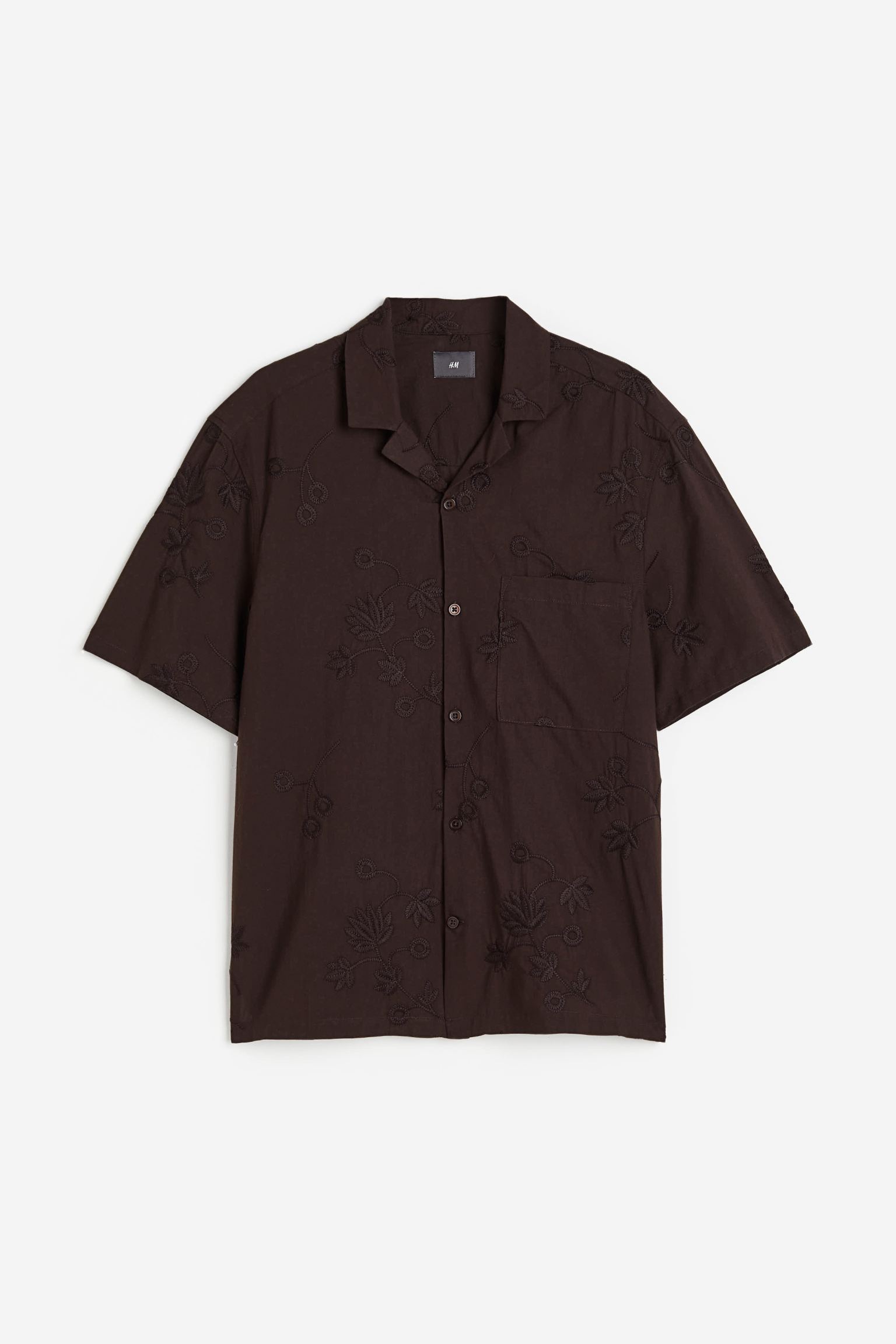 

Relaxed Fit Embroidered resort shirt