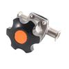 KF16 KF25 KF40 KF50 Vacuum Clamp Ferrule SUS 304 Stainless Steel Sanitary Diaphragm Valve Shut Off Faucet Flow Control Homebrew
