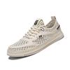 Summer hollow board shoes men's big net casual men's shoes breathable mesh shoes men's student tide shoes 2024 new models